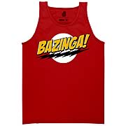 Big Bang Theory Bazinga Red Tank Top